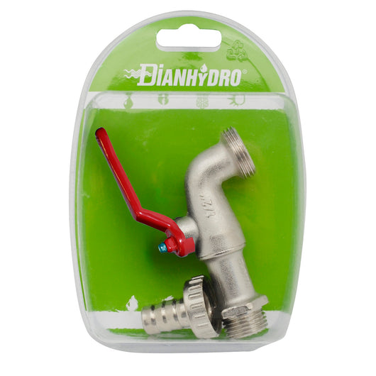 RUBINETTO A SFERA CON PORTAGOMMA BLISTER- 1/2 DN 10 PN 16- FAIDF- pezzi 1