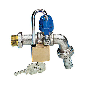 RUBINETTO A SFERA CON PORTAGOMMA CON LUCCHETTO- 1/2- ENOLG- pezzi 1