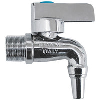 RUBINETTO A SFERA CURVO PER BOTTI CROMATO LUCIDO- 1/2- ENOLG- pezzi 1