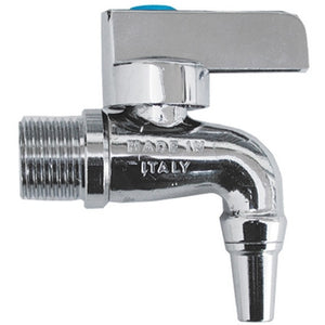 RUBINETTO A SFERA CURVO PER BOTTI CROMATO LUCIDO- 1/2- ENOLG- pezzi 1