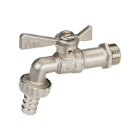 RUBINETTO LEGGERO CON PORTAGOMMA LEVA OTTONE NICHELATO- 3/4''  DN 14  PN 16- BUGAT- pezzi 1