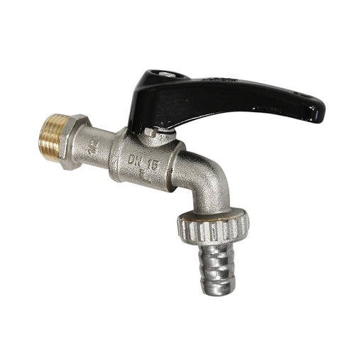 RUBINETTO PORTAGOMMA A SFERA LEVA NERA- 1/2 (DN 15) 15 bar/217.5 psi- ITAP- pezzi 1