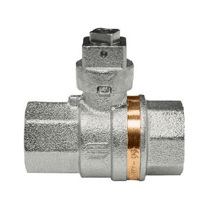 VALVOLA A SFERA GALAXY FF CON CAPPUCCIO PIOMBATURA- 1/2  DN 15  PN 63- EFFEB- pezzi 1