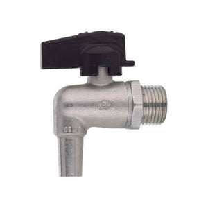 RUBINETTO A SFERA A SQUADRA PER OLIO CON LEVETTA NERA- 1/2  DN 10  PN 10- FIV- pezzi 1