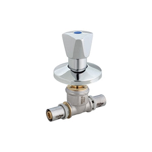 VALVOLA DA INCASSO SOTTOINTONACO CON VOLANTINO- 16 x 16- FIV- pezzi 1