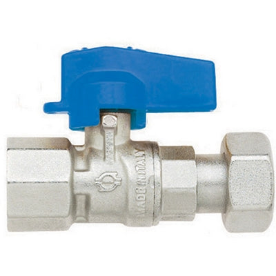 RUBINETTO A SFERA DIRITTO FEMMINA-GIRELLO FEMMINA- 1/2 x 1/2  DN 10  PN 10- FIV- pezzi 1