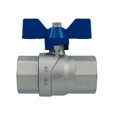 VALVOLA A SFERA P.T. CON FARFALLA EVOLUTION FEMMINA-FEMMINA- 3/4  DN 20  PN 40- FIV- pezzi 1