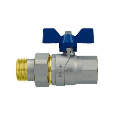 VALVOLA A SFERA P.T. CON FARFALLA EVOLUTION FEMMINA-BOCCHETTONE- 11/4  DN 32  PN 25- FIV- pezzi 1