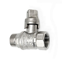 VALVOLA A SFERA MASCHIO/FEMMINA QUADRO PIOMBABILE- 3/4  DN 20  PN 25- BUGAT- pezzi 1