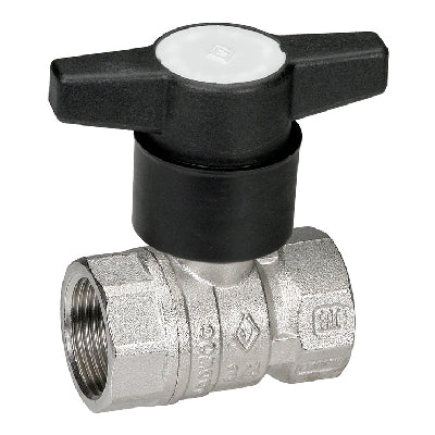 VALVOLA A SFERA FEMMINA-FEMMINA C/PROLUNGA NYLON- 3/4  DN 20  PN 25- BUGAT- pezzi 1