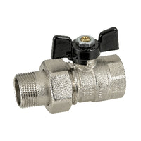 VALVOLA A SFERA FEMMINA BOCCHETTONE CON FARFALLA- 1/2  DN 15  PN 40- BUGAT- pezzi 1