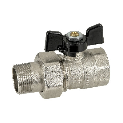 VALVOLA A SFERA FEMMINA BOCCHETTONE CON FARFALLA- 1/2  DN 15  PN 40- BUGAT- pezzi 1