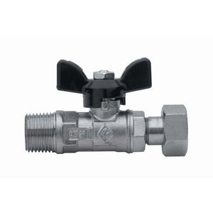 VALVOLA A SFERA FILETTATURA MASCHIO CON GIRELLO- 1/2 x 3/4  PN 30- RB- pezzi 1