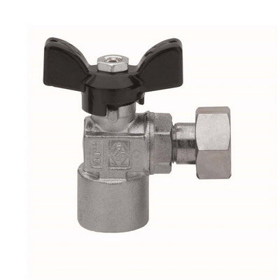 VALVOLA A SFERA A SQUADRA FIL F CON GIRELLO- 1/2 x 1/2  DN 15  PN 30- RB- pezzi 1