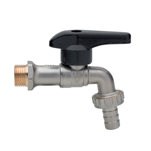 VALVOLA A SFERA PER EROGAZIONE CON PORTAGOMMA E LEVA IN ALLUMINIO- 1/2  DN 15  PN 30- RB- pezzi 1