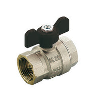 VALVOLA A SFERA FF SCIROCCO PASSAGGIO TOTALE CON FARFALLA- 1  DN 25  PN 40- TIEMM- pezzi 1