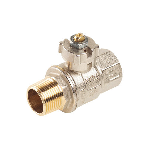 VALVOLA A SFERA PASSAGGIO TOTALE URAGANO MF PIOMBABILE- 1/2   DN 15  PN 64- TIEMM- pezzi 1