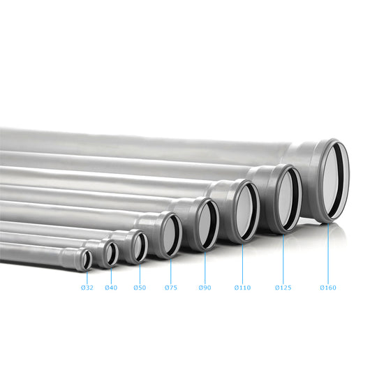 TUBO HTEM 1 BICCHIERE PP3  VALSIR- Diam. 40 lungh. 500- VALSI- pezzi 1