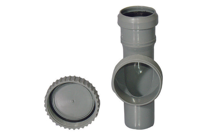 ISPEZIONE PP HTRE CON TAPPO TONDO FILETTATO VALSIR- Diam. 125- VALSI- pezzi 1