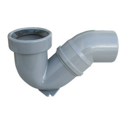 SIFONE ALLACCIAMENTO VASO TURCA USCITA ORIZZONTALE- Diam. 110- VALSI- pezzi 1