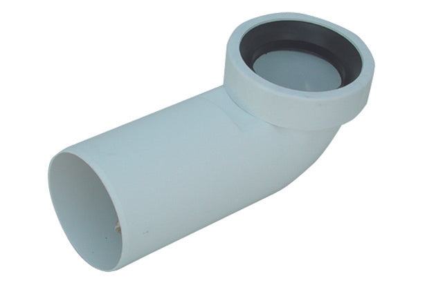 CURVA BIANCA WC  HTSB  CON GUARNIZIONE  VALSIR- Diam. 110  90  °- VALSI- pezzi 1