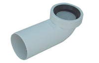 CURVA BIANCA WC  HTSB  CON GUARNIZIONE  VALSIR- Diam. 110  90  °- VALSI- pezzi 1