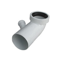 CURVA BIANCA WC ATTACCO BICCHIERE  DX  VALSIR- Diam. 110 / 50- VALSI- pezzi 1