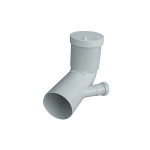 CURVA BIANCA WC PROLUNGATA ATTACCO BICCHIERE SX  VALSIR- Diam. 110 / 50- VALSI- pezzi 1