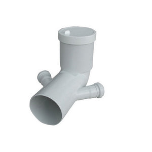 CURVA BIANCA WC PROLUNGATA ATTACCO BICCHIERE DOPPIO  VALSIR- Diam. 110 / 40- VALSI- pezzi 1