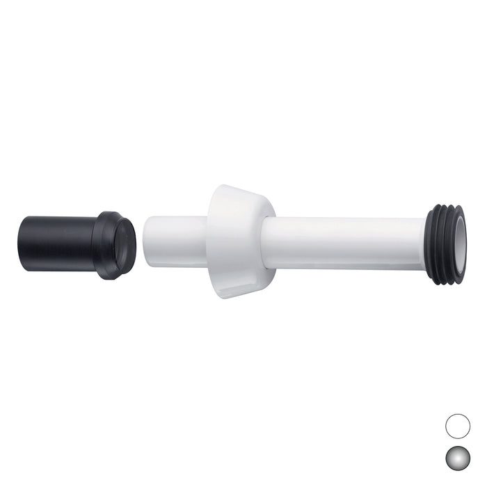 CANOTTO DI ALLACCIAMENTO CASSETTA RIOS-TREOPEA VALSIR- Diam. 40/44 L.250 Bianco- VALSI- pezzi 1