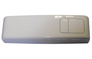 COPERCHIO A DUE PULSANTI PER CASSETTA CORALLO 2- Bianco- VALSI- pezzi 1