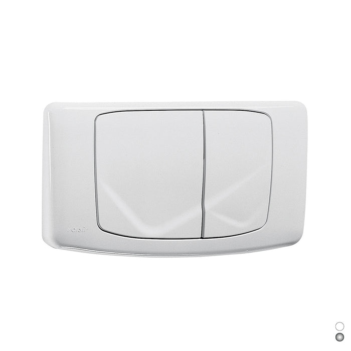 PLACCA DOPPIA SCARICO RIOS VALSIR- Cromato Lucido- VALSI- pezzi 1