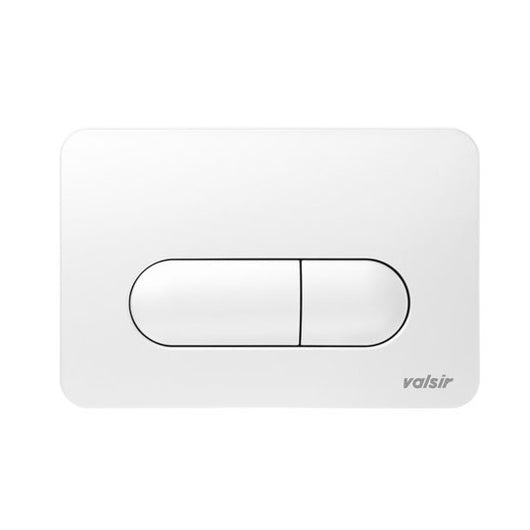 PLACCA 2 PULSANTI PER CASSETTE PNEU EVOLUT E TROPEA 3- Bianca- VALSI- pezzi 1