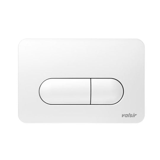 PLACCA 2 PULSANTI PER CASSETTE PNEU EVOLUT E TROPEA 3- Bianca- VALSI- pezzi 1