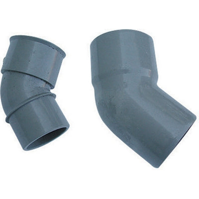 CURVA 45  ° MF PVC GRIGIO- Diam. 100- senza- pezzi 1