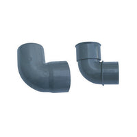 CURVA 87  °30' MF PVC GRIGIO- Diam. 40- senza- pezzi 1