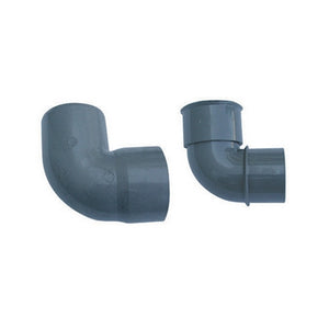 CURVA 87  °30' MF PVC GRIGIO- Diam. 40- senza- pezzi 1