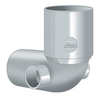 CURVA WC CON 2 ATTACCHI LATERALI- D. 100-40-40- NICOL- pezzi 1