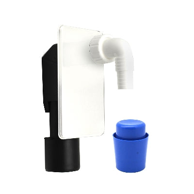 SIFONE LAVATRICE INCASSO CON PLACCA BIANCA- Diam. 40- DH- pezzi 1