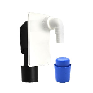 SIFONE LAVATRICE INCASSO CON PLACCA BIANCA- Diam. 40- DH- pezzi 1