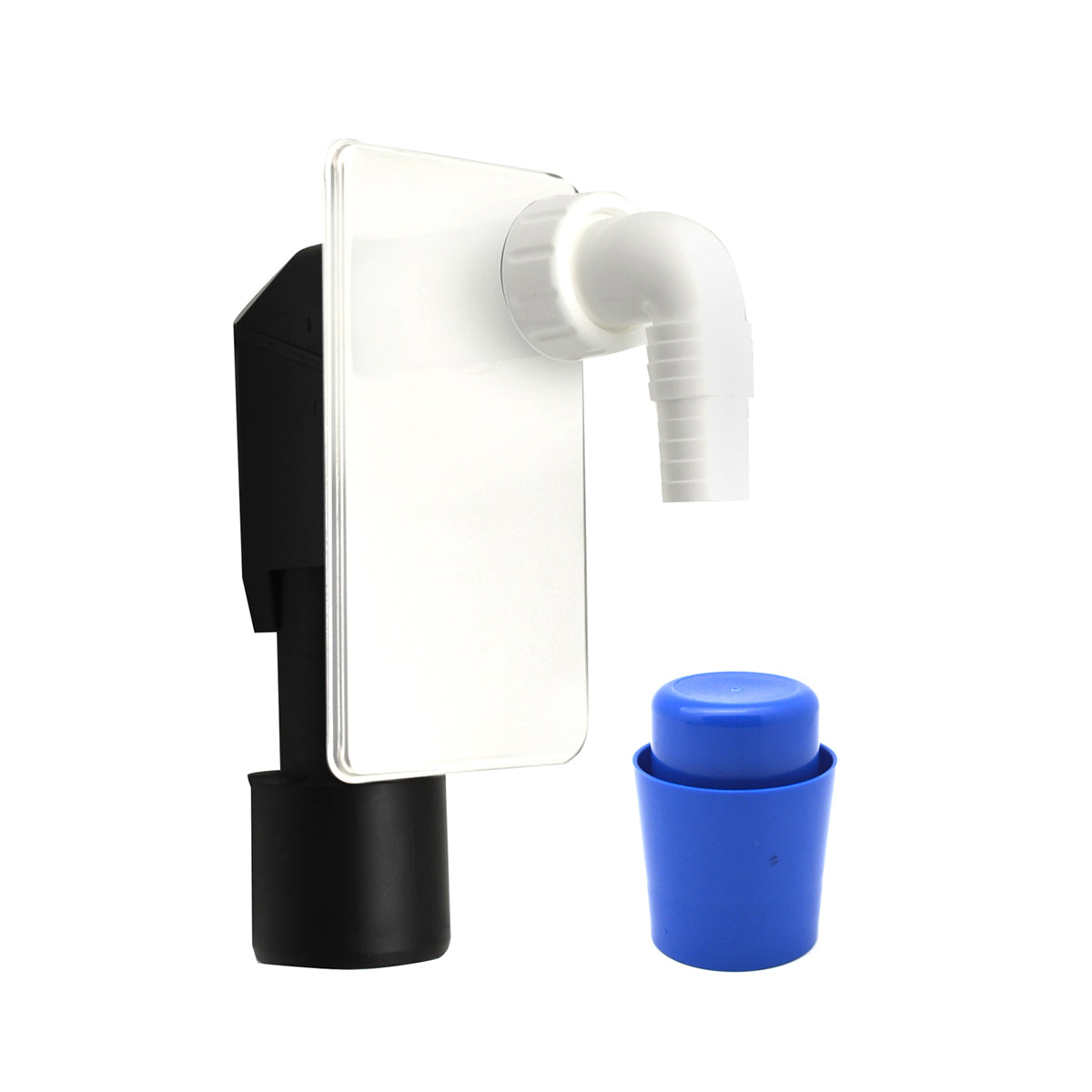 SIFONE LAVATRICE INCASSO CON PLACCA BIANCA- Diam. 40- DH- pezzi 1