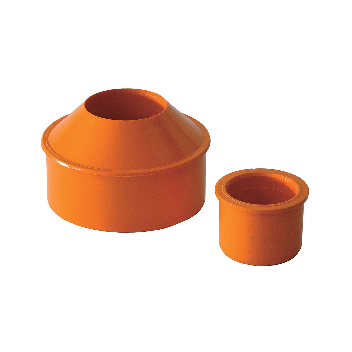 AUMENTO INTERNI CONCENTRICI IN PVC ARANCIO- Diam. 40F x 50M- senza- pezzi 1