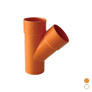 DERIVAZIONE  45  ° IN PVC- Diam. 160- ESCLU- pezzi 1