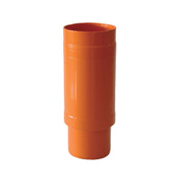 GIUNTO DI RIPARAZIONE IN PVC ARANCIO- Diam. 100- ESCLU- pezzi 1