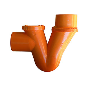 SIFONE ORIZZONTALE VERTICALE 1 TAPPO SALDATO- Diam. 100- ESCLU- pezzi 1