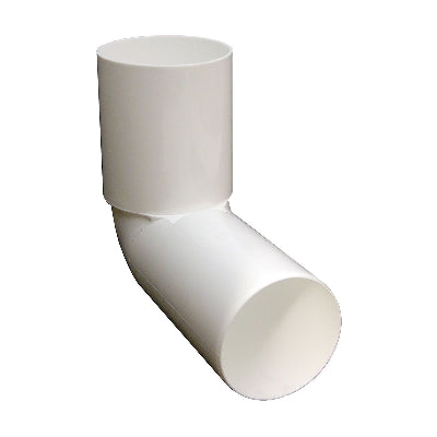 CURVA WC ALTA IN PP BIANCA- Diam. 90- senza- pezzi 1