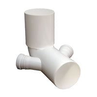 CURVA WC ALTA D. 110 IN PP CON 2 ATTACCHI- attacchi D. 50- senza- pezzi 1