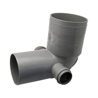 CURVA WC D. 100 2 ATTACCHI- Diam. 40 Destro/Sinistro- ESCLU- pezzi 1