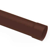 TUBO PLUVIALE COLOR TESTA DI MORO- Diam. 80 lungh. 2000- DH- pezzi 1