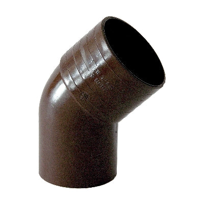 CURVA PLUVIALE 45  °- Diam. 80 - Marrone- DH- pezzi 1